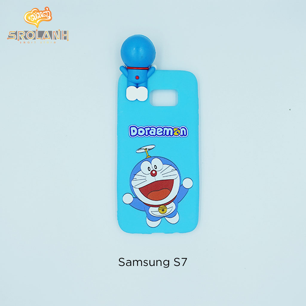 Super shock absorption case doraemon for S7 edge