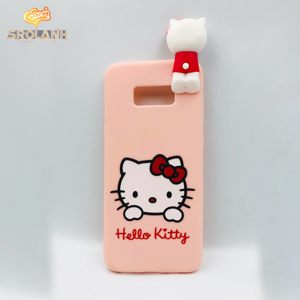 Super shock absorption case hellow kitty white head for S8 plus
