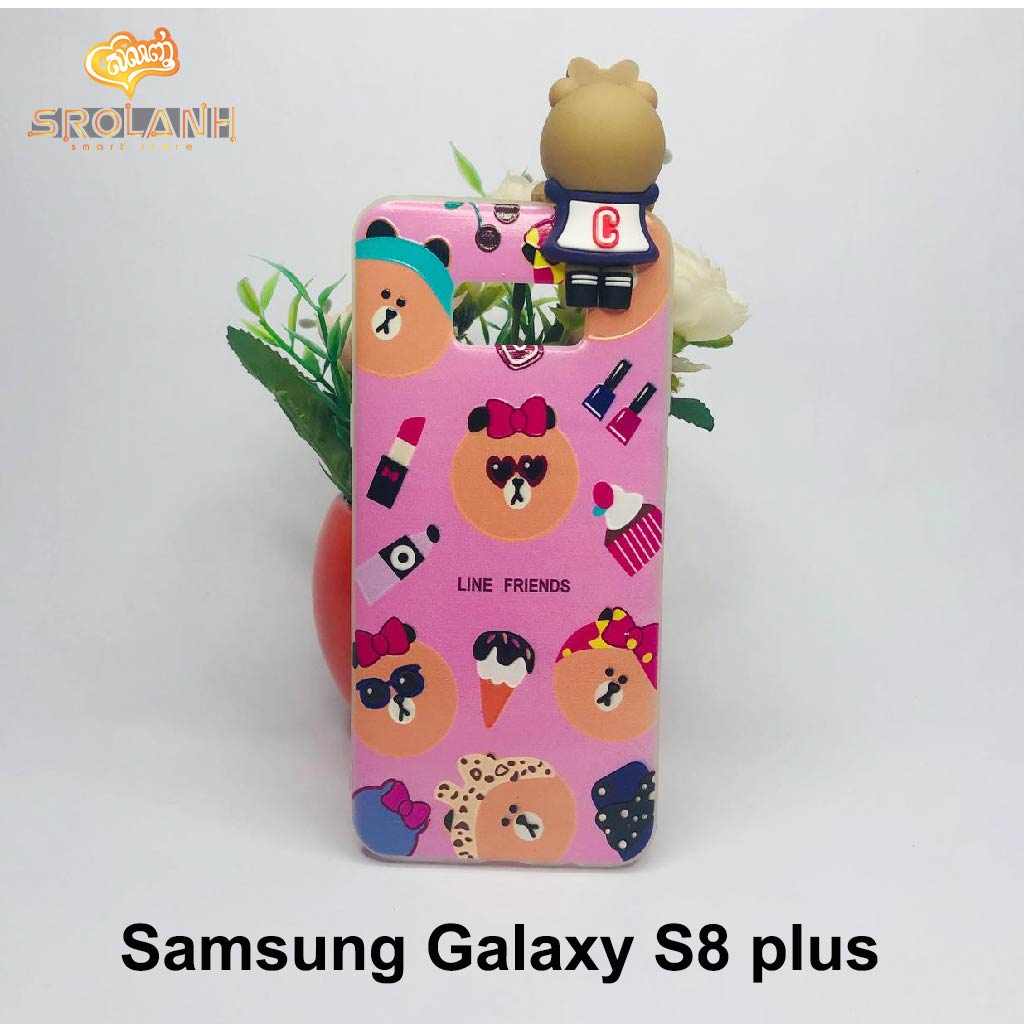 Super shock absorption case line friends for samsung S8 plus