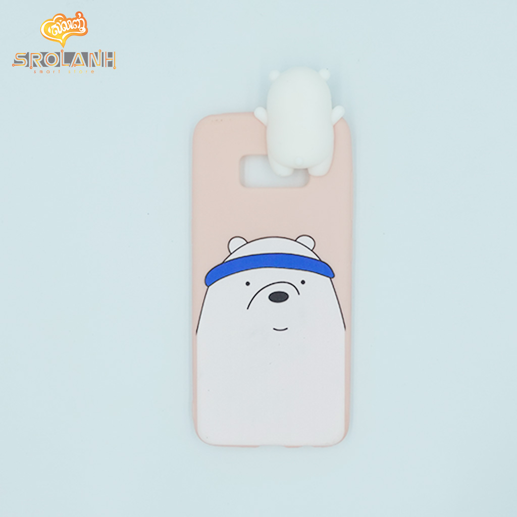 Super shock absorption case white head pig boy for S8