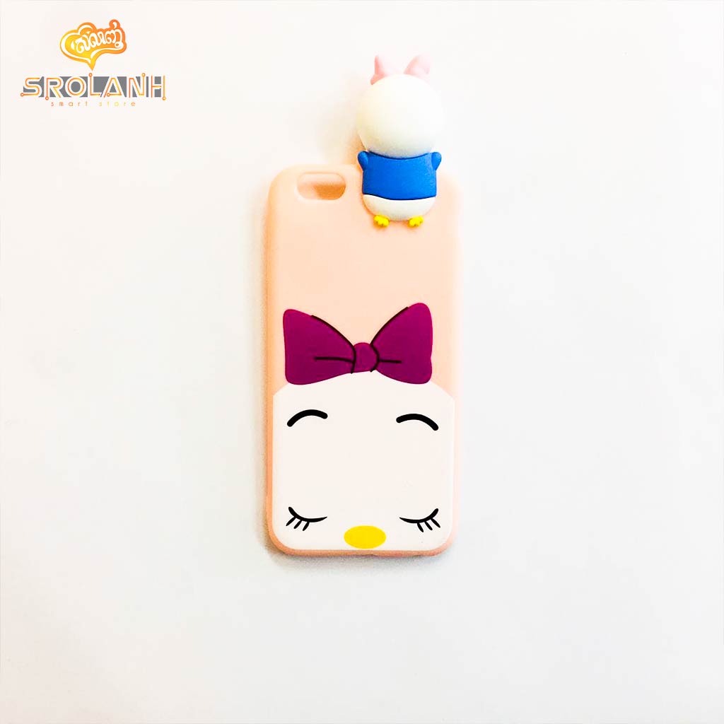 Super shock absorption case white head pig girl for iphone 6