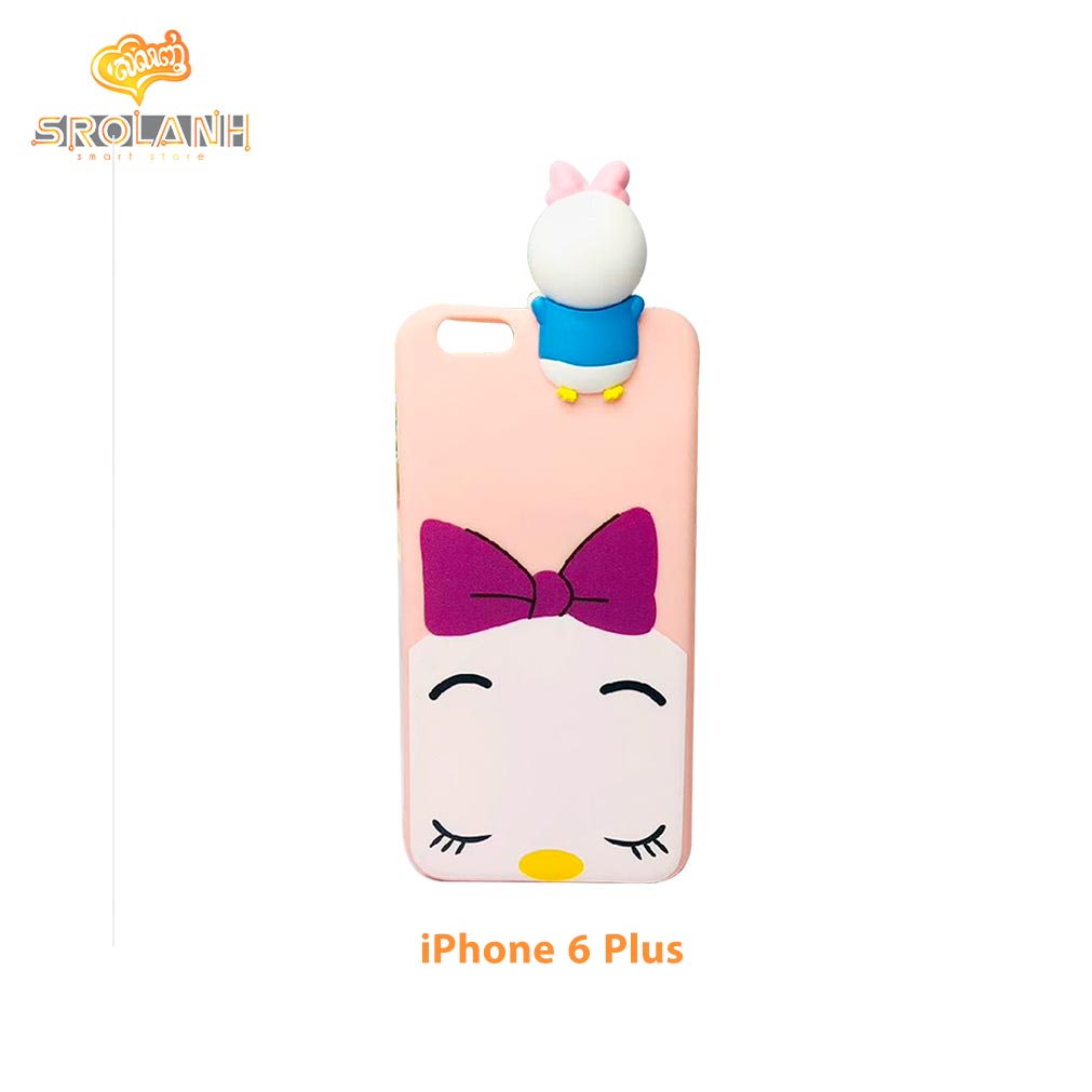 Super shock absorption case white head pig girl for iphone 6plus
