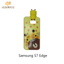Super shock absorption case yellow cow for samsung S7 edge
