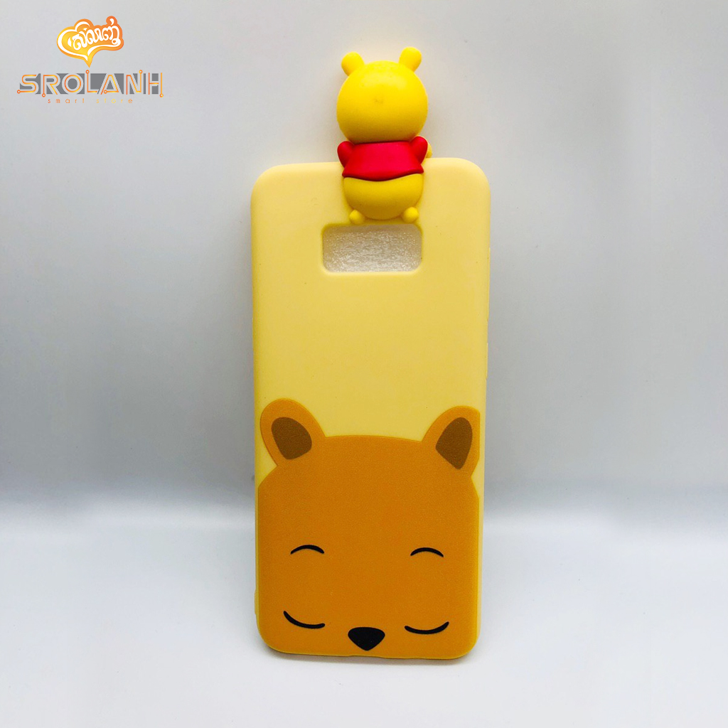 Super shock absorption case yellow head cat for S8 plus