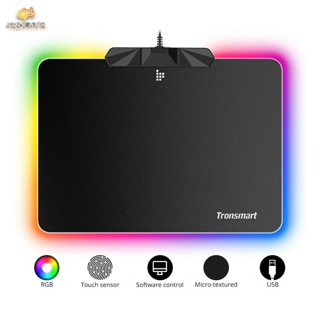 TRONSMART Shine X Backlit RGB Precision Mouse Pad