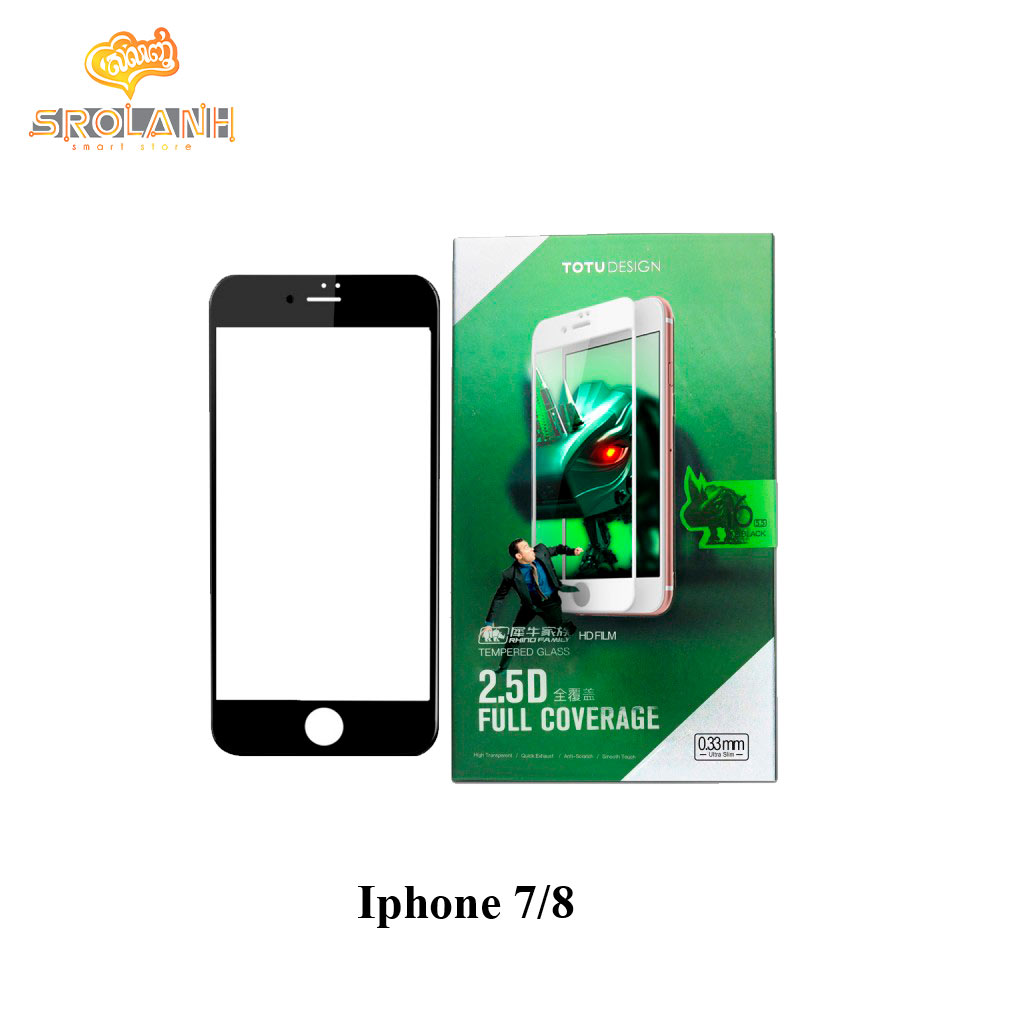 Totu 0.33mm Tempered glass 2.5D full coverage for iphone7