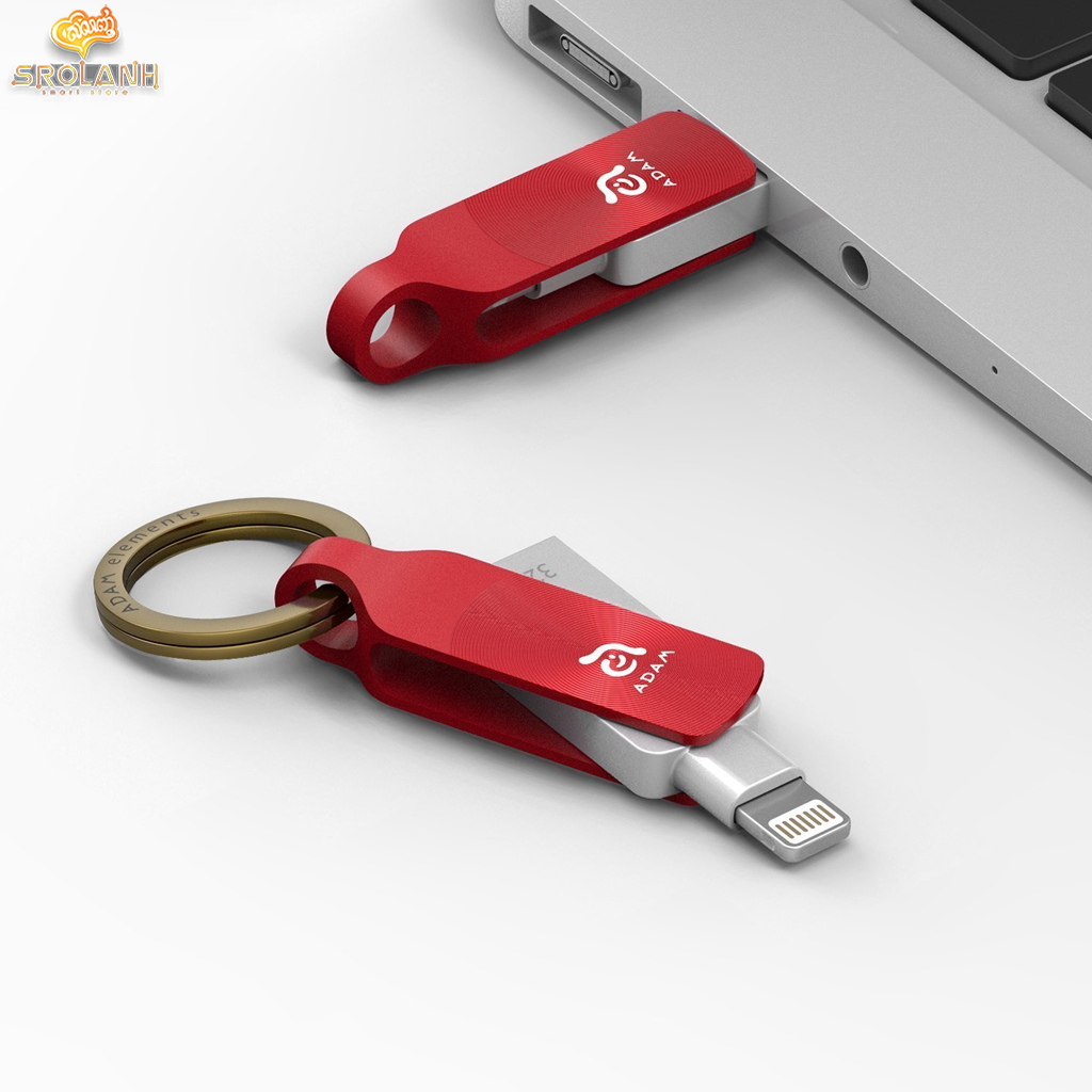 ADAM ELEMENTS iklips DUO+Lightning USB 3.1 Flash Drive 32GB