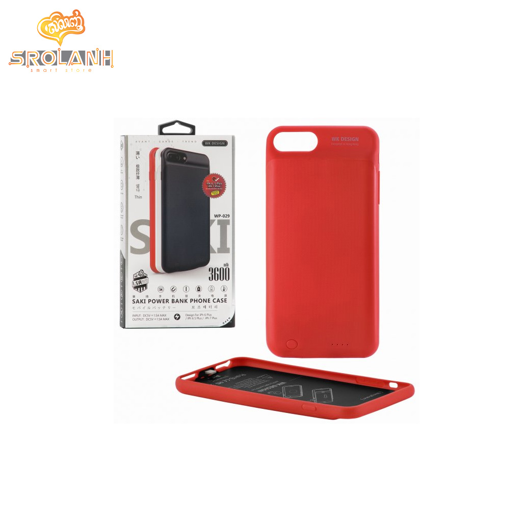 WK saki power bank phone case 2850aAh WP-029 for iphone 6/7/8