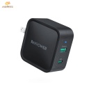 RAVPOWER PD Pioneer 65W A+C 2 Port Wall Charger GaNTech RP-PC133