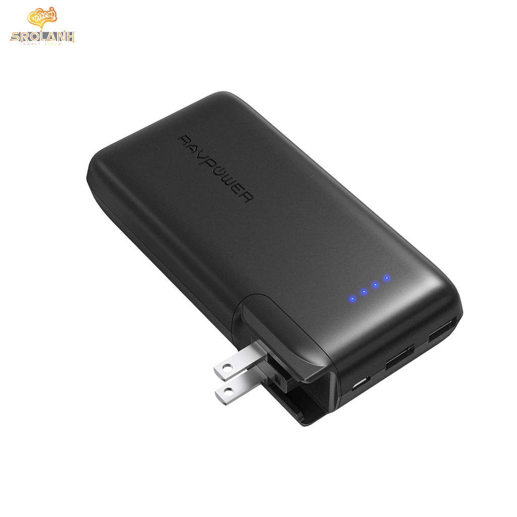 RAVPOWER AC 10000mAh Power Bank with EU&UK Adapter RP-PB066