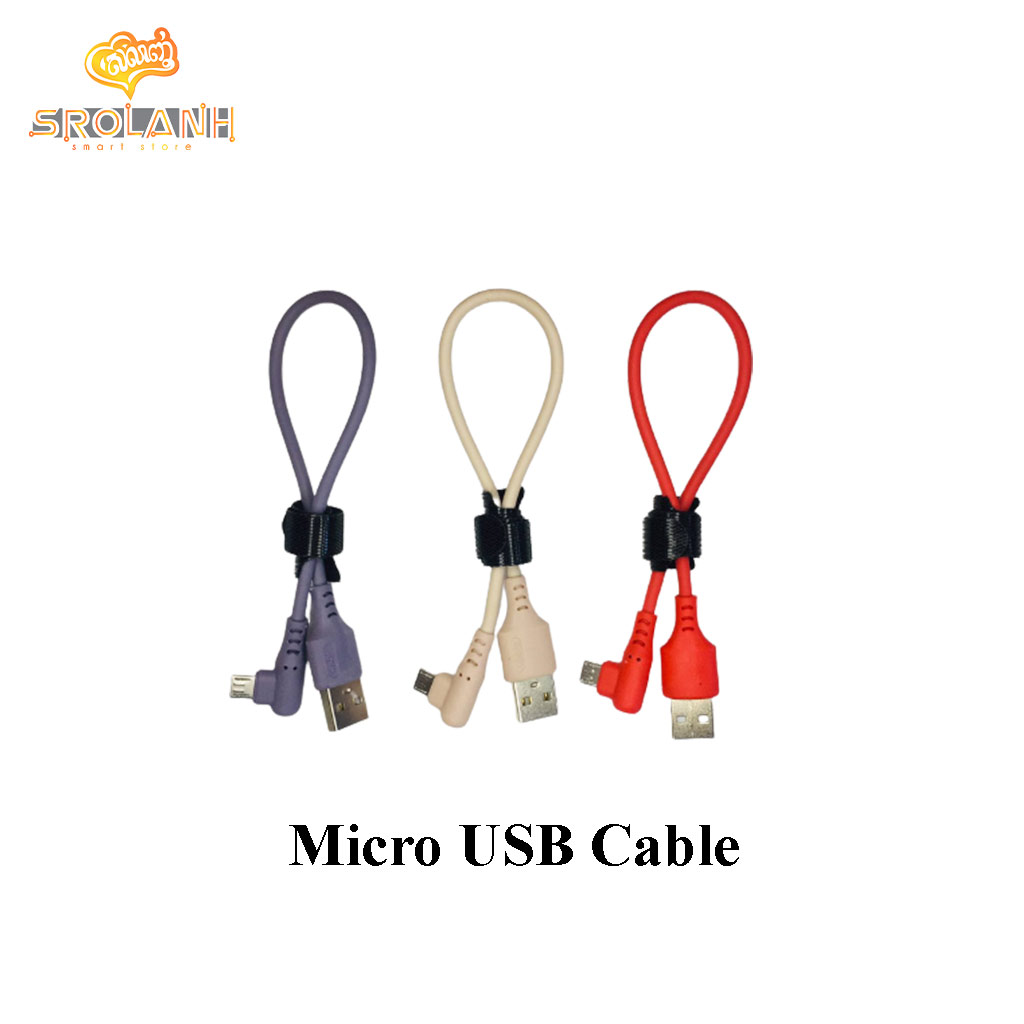 LIT The L Design Silicone Data Cable Micro 3A max 0.25M CLSDM-C05