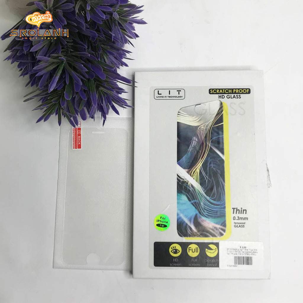 LIT The Thin HD 2.5D 0.33mm Tempered glass for iPhone 7/8 GTIP8G-TH01