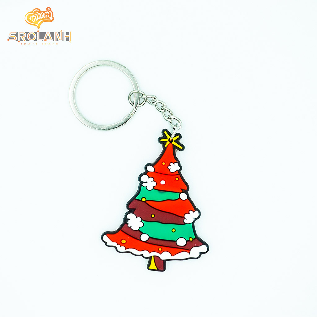 Keychain Christma PVC Chrisma Tree