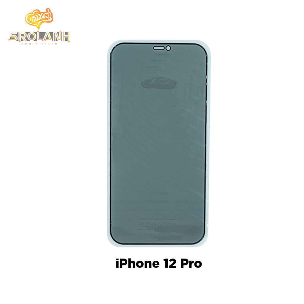 XO Anti peeping Tempered Glass for Iphone 12 pro 6.1 FC3