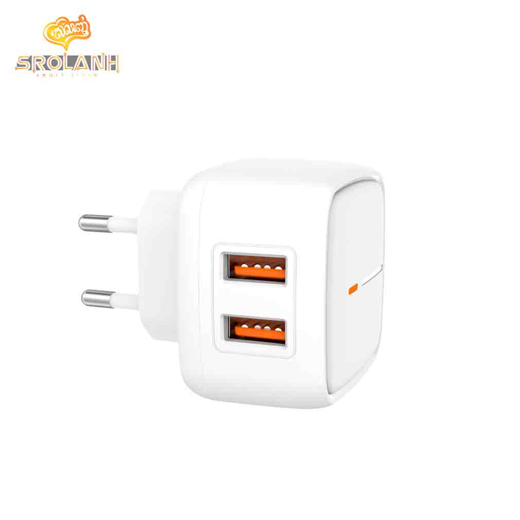 XO L61 12W (EU) TWO USB Port 2.4A Travel Charger