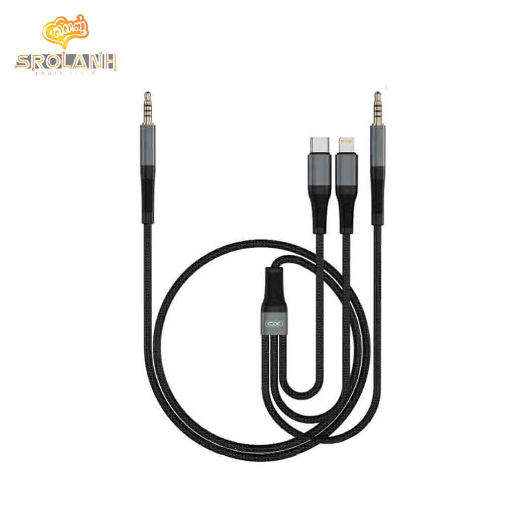 XO NB178C 3in1 Audio Adapter Cable DC3.5 TO DC3.5+TYPE-C+I5 1M