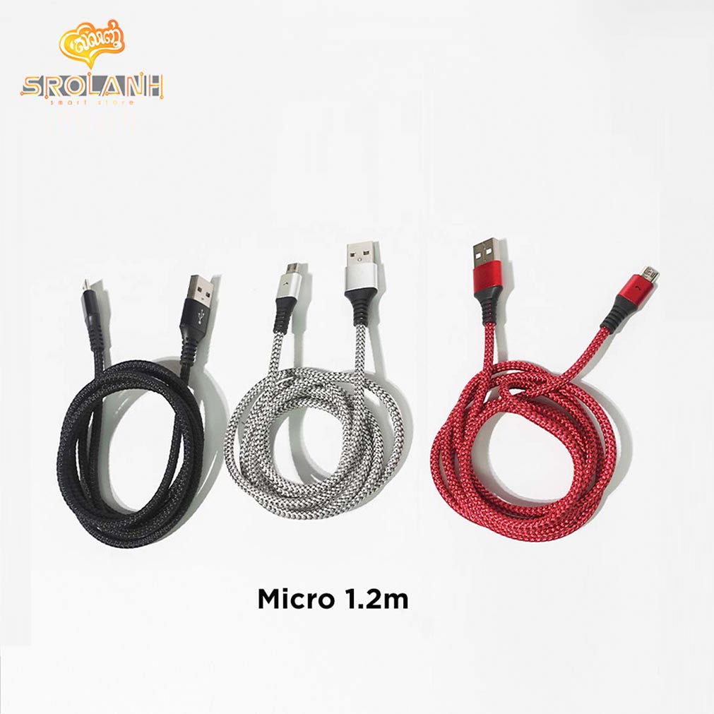 LIT The Anti-break SR cable whit light 1.2m Micro CSRLM-01