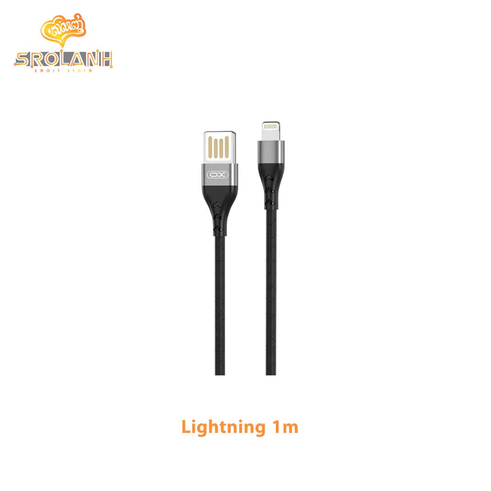 XO NB188 2.4A Double-sided Pluggable USB Port Cable for Lighting 1M