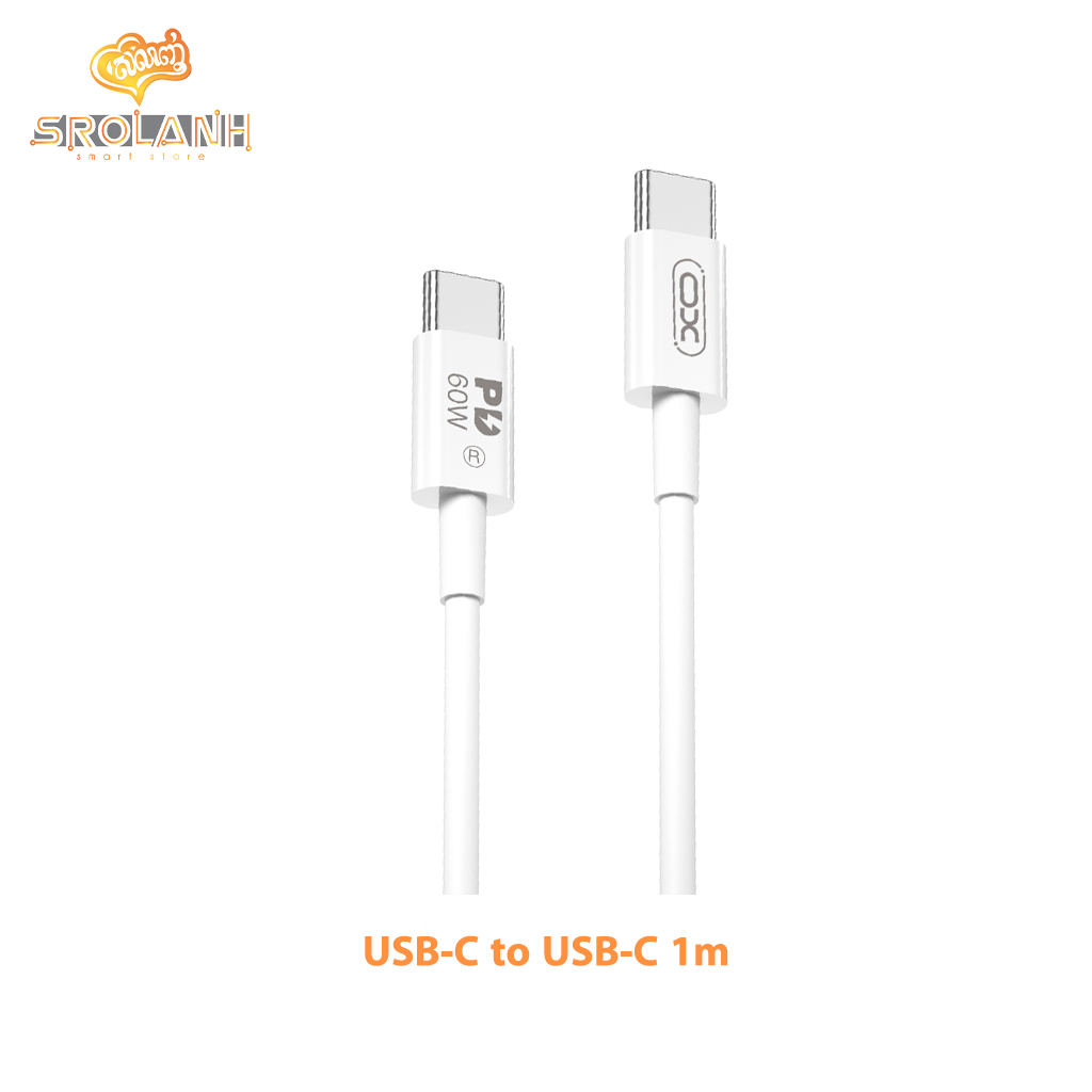 XO NB-Q190A 60W Charger Cable Type-c to Type-c 1M