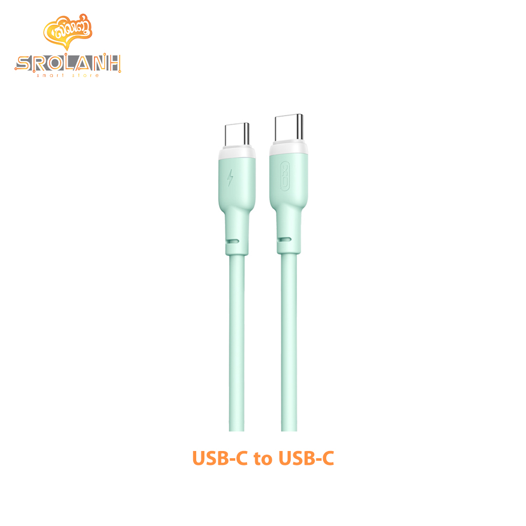 XO NB208B Liquid Silicone Data Type-c to Type-c 60W