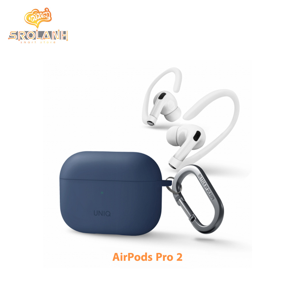 Uniq Nexo Active Hybrid Silicone AirPods Pro 2nd with Sports Ear Hooks