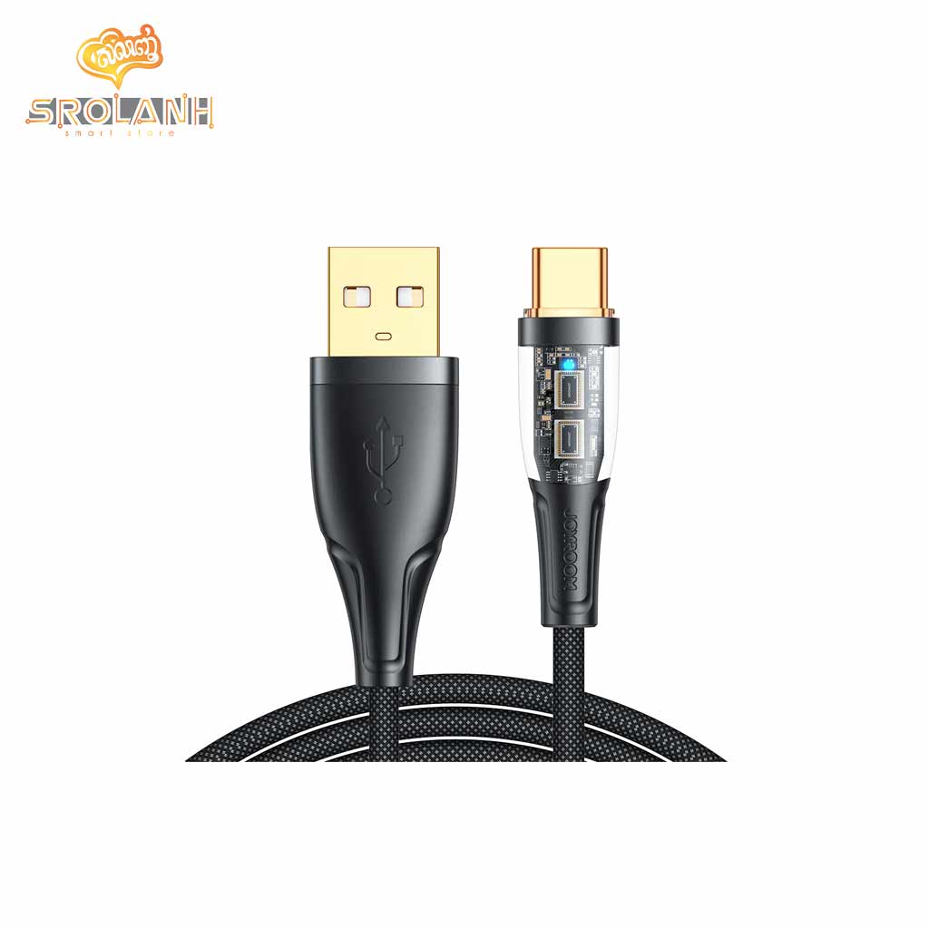 Joyroom Intelligent Power-Off USB-A to Type-C 3A 1.2M S-UC027A3