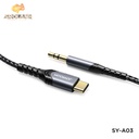 Joyroom Type-C To 3.5mm Audio Cable HIFI 1M SY-A03