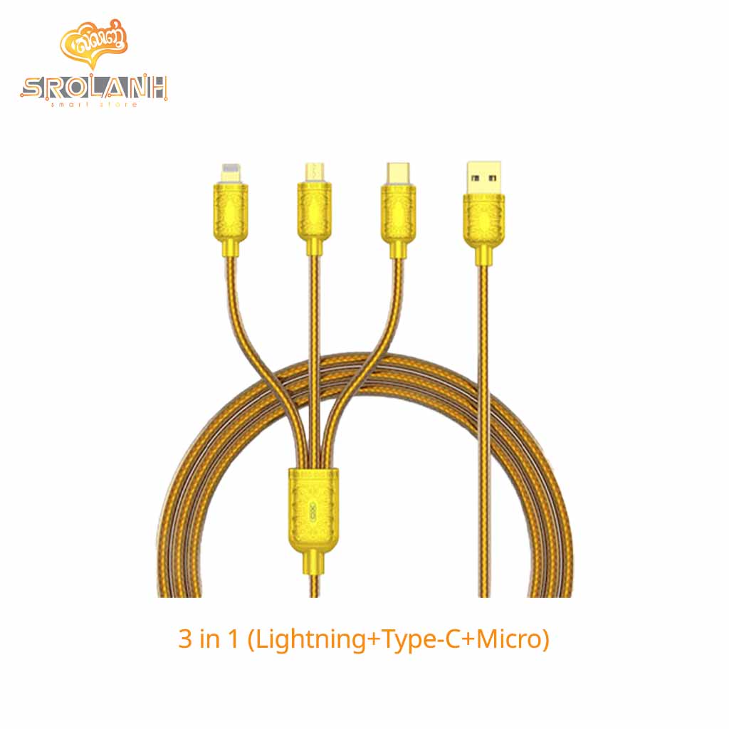 XO NB216 3 in 1 3A USB 1.2M