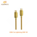 XO NBQ217A 20W Gold Series data cable Type-c to Lightning  