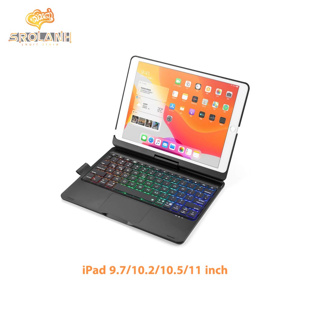 F180 iPad Case With Wireless Keyboard for iPad 9.7/10.2/10.5/11 inch