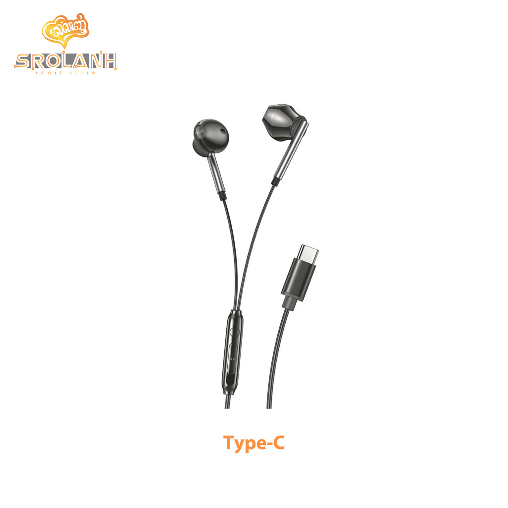 XO EP66 Crescent Type-C digital decoding flat earphone