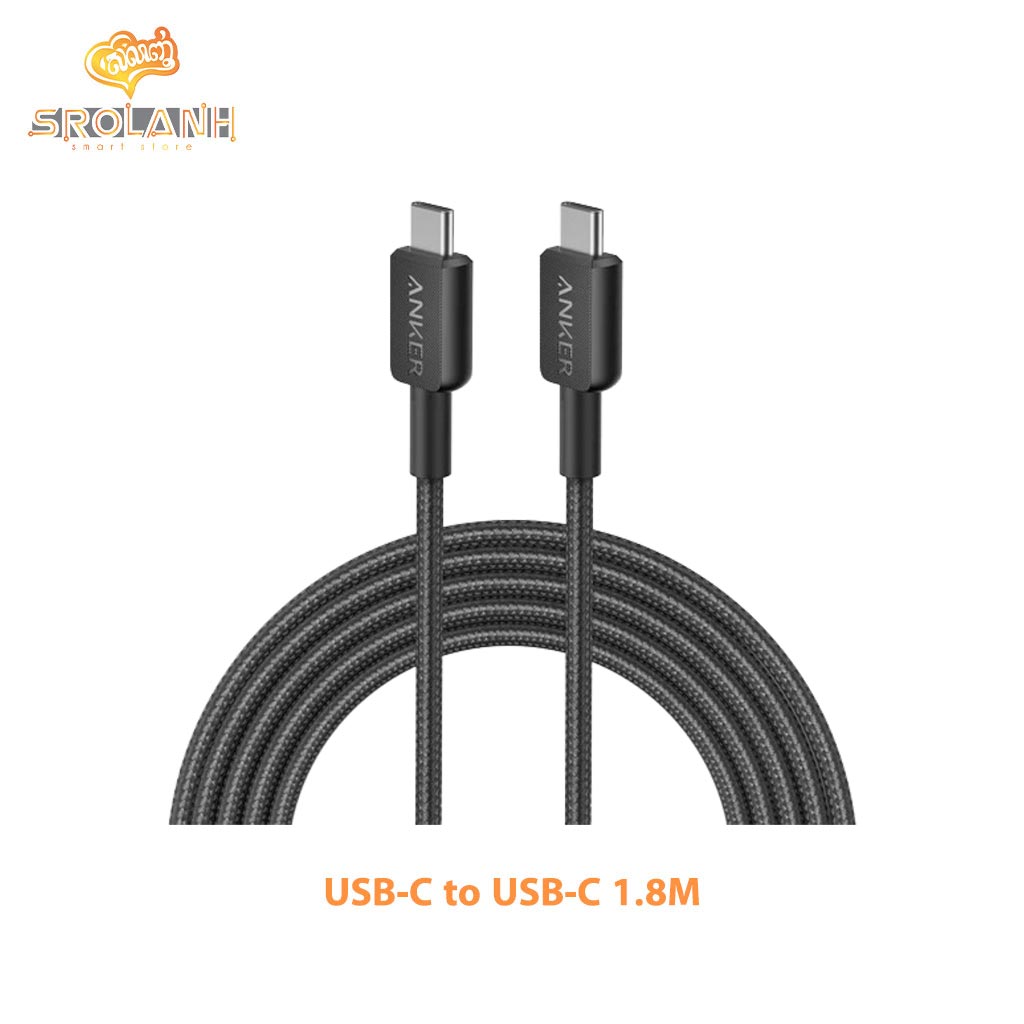 Anker 322 USB-C to USB-C Braided Cable 6ft/1.8m