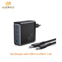 Joyroom GaN Ultra 140W 3C1A Fast Charger+240W C to C 1.2m(EU) JR-TCG05