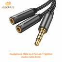 Joyroom SY-A04 Headphone Male to 2-Female Y-splitter Audio 0.2m SY-A04