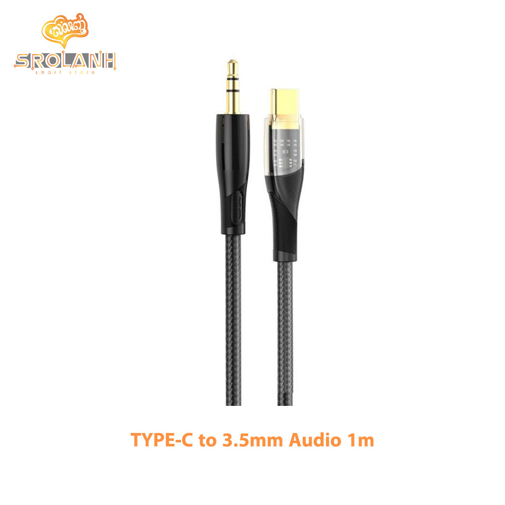 XO NB-R241B TYPE-C to 3.5 Transparent audio cable