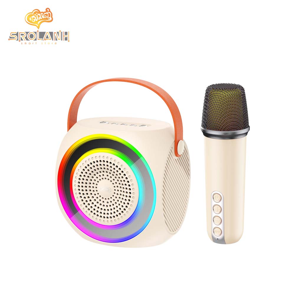 XO F42 Dazzling RGB Bluetooth Karaoke with Microphone