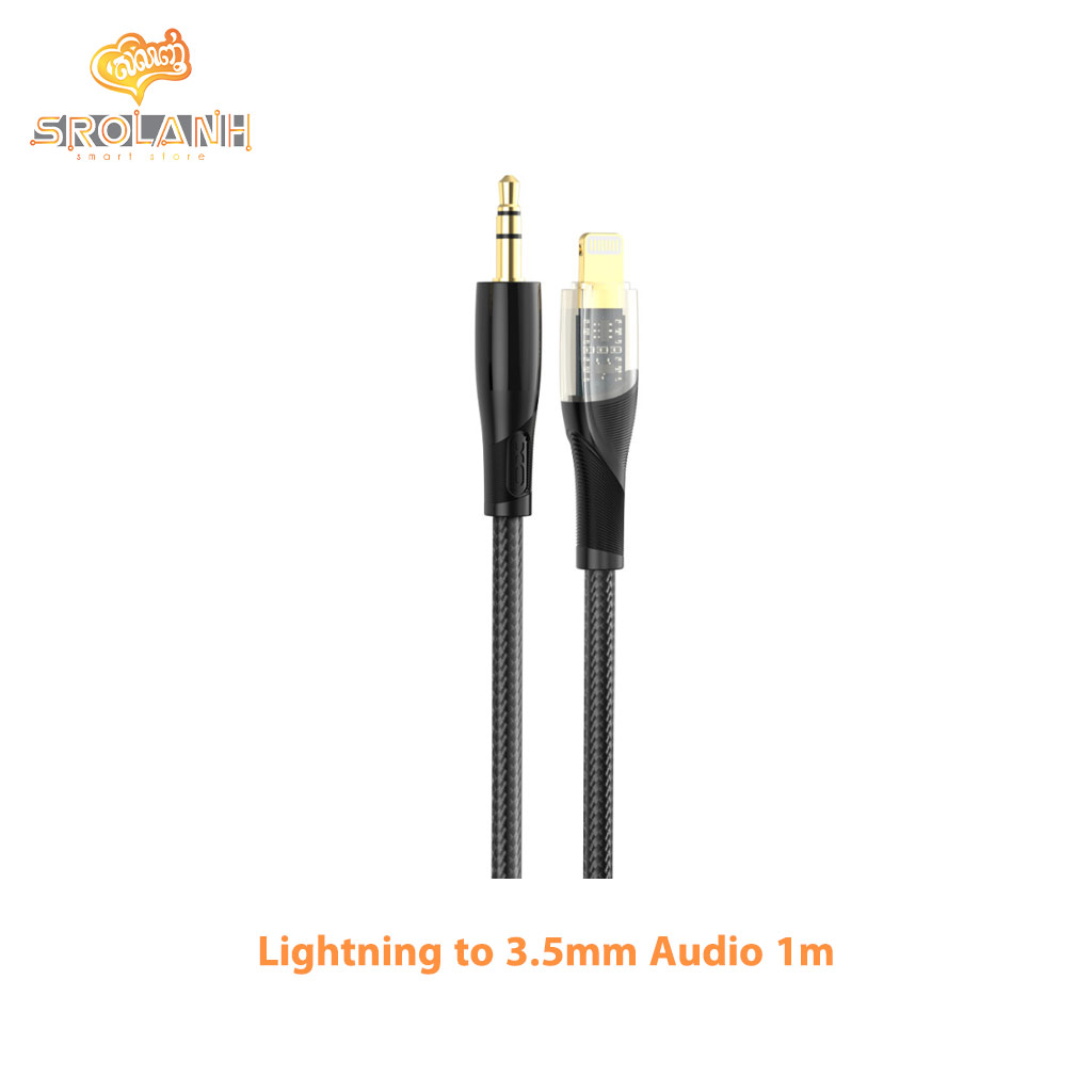 XO NB-R241A Lightning to 3.5 Transparent Audio