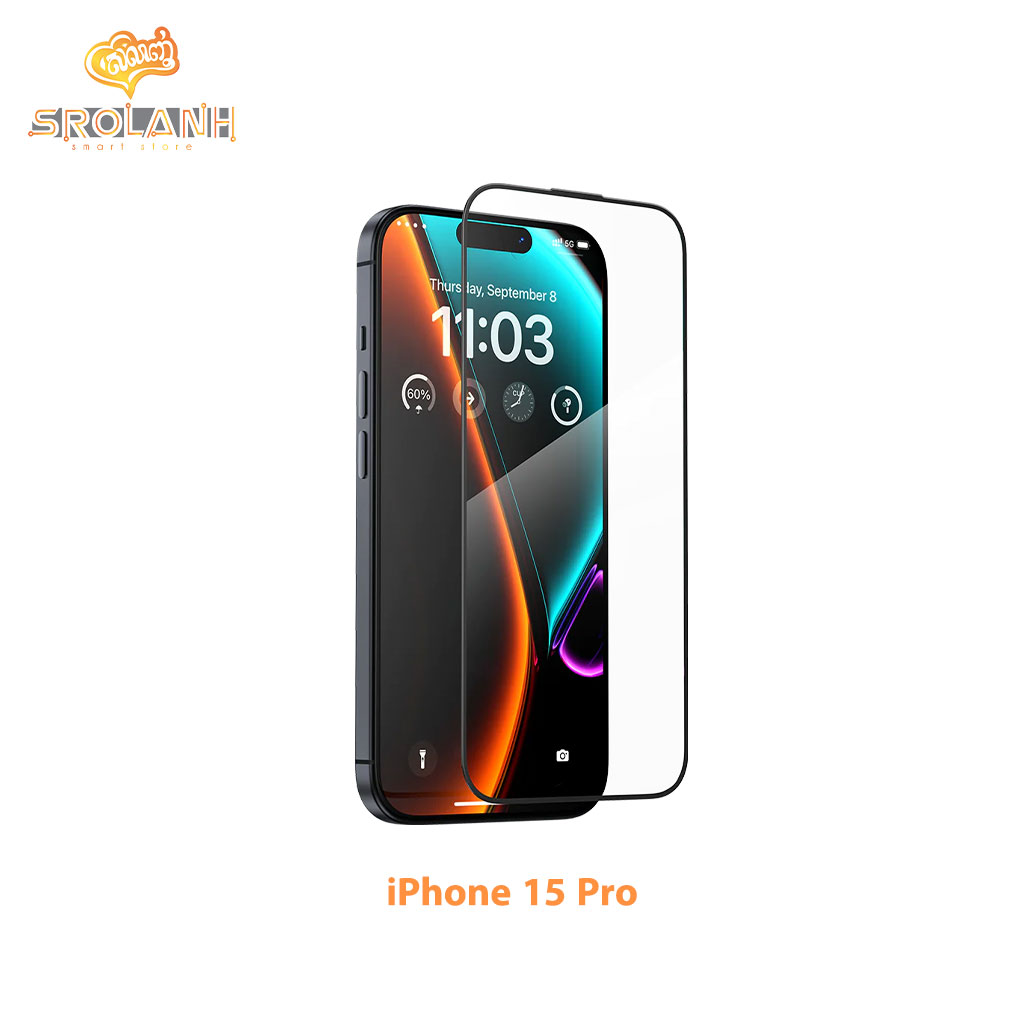 Joyroom HQ-Z22 Tempered Glass Screen Protector HD+Dustproof for iPhone 15 Pro