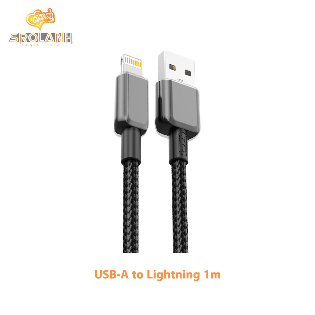 XO NB249 5A PVC Shiny Colorful Lightning Data Cable