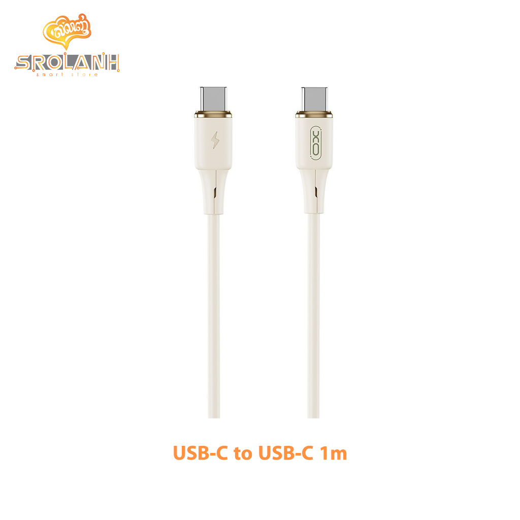 XO NB-Q261 Type-c to Type-c 60W Silicone Charging Cable 1m
