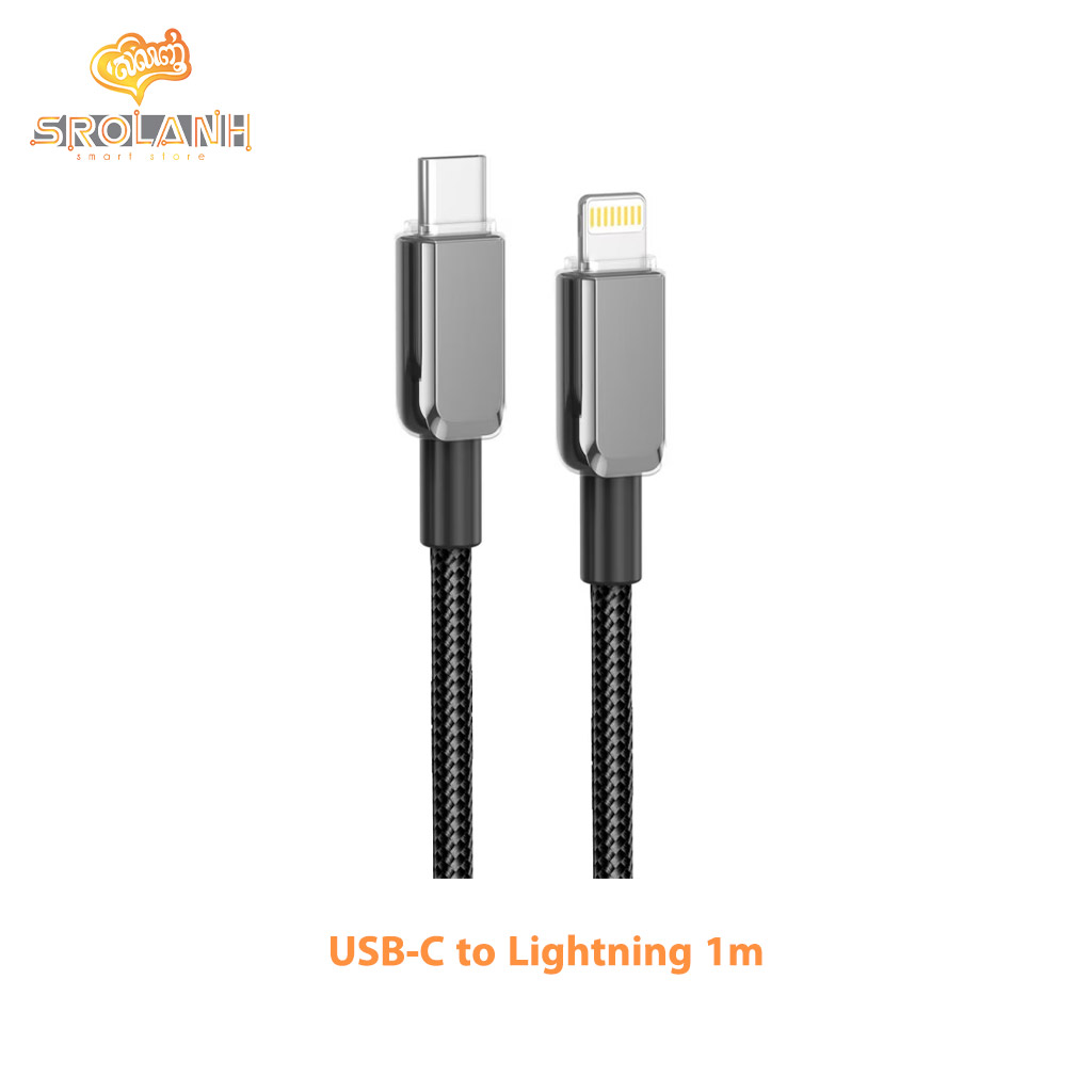 XO NB-Q250A PD 27W PVC Shiny Colorful  Lightning Fast Charging Cable