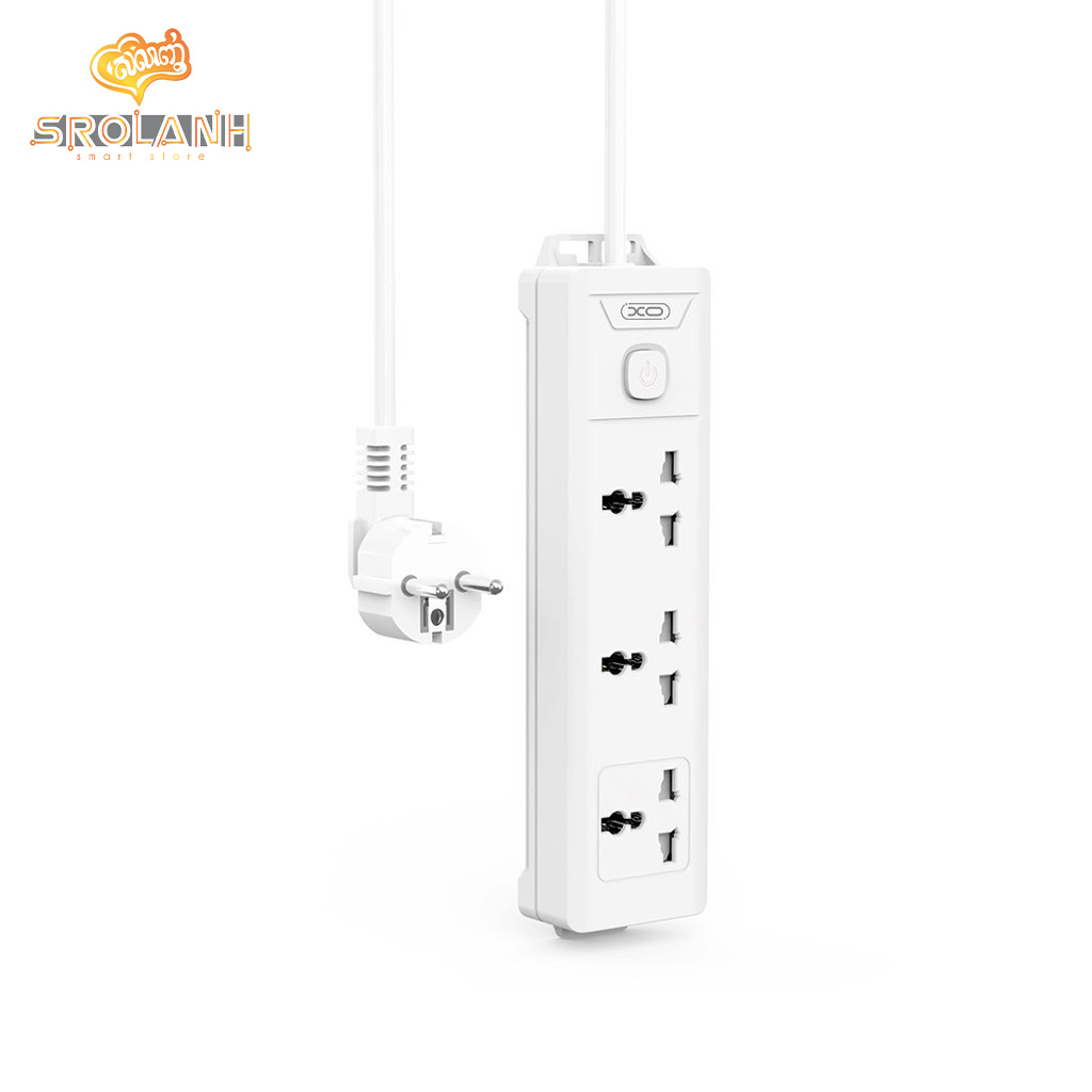 XO WL17 (EU) Long row 3AC Socket with Main Switch