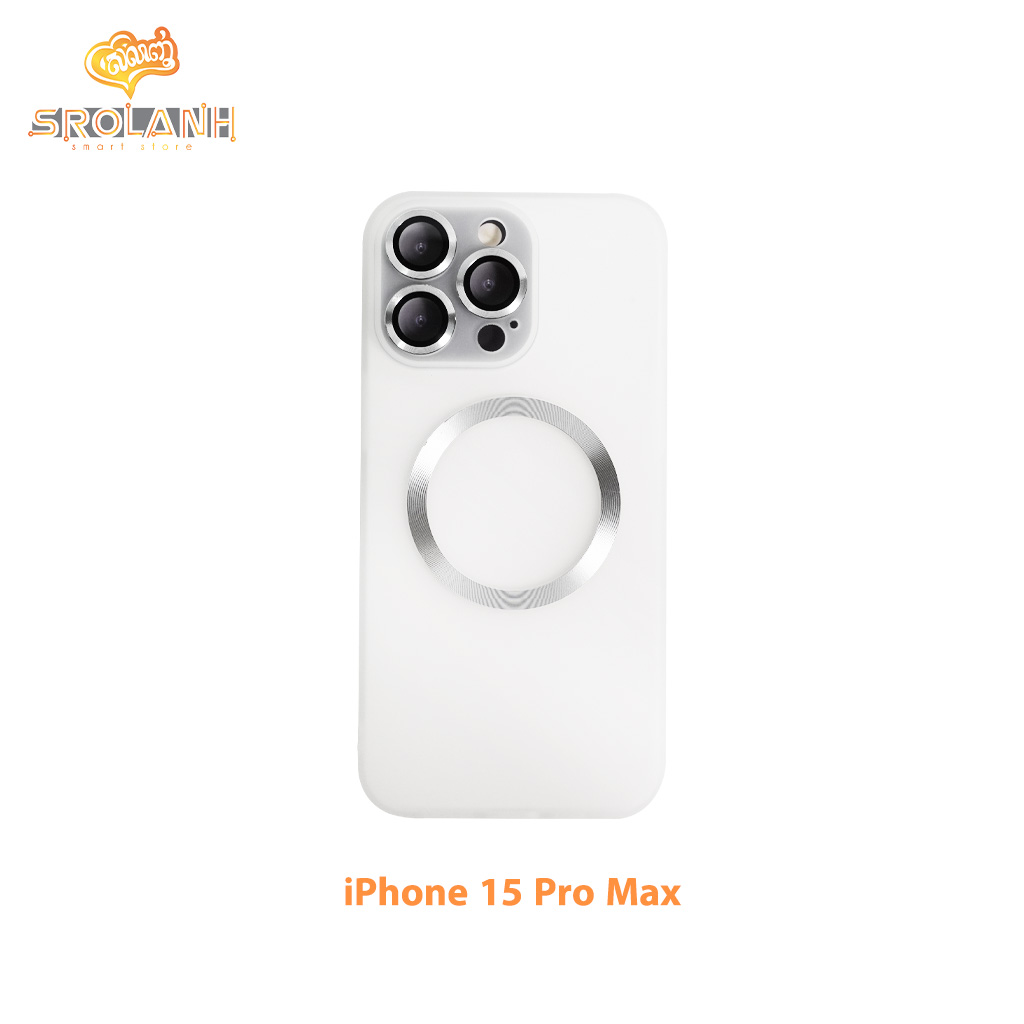 XO K22 CD Pattern Iron Ring TPU for iPhone 15 Pro Max 6.7