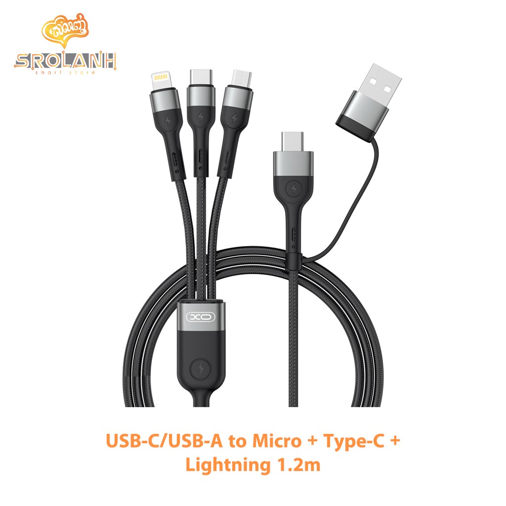 XO NB254 6-in-1 Multifunctional Data Cable