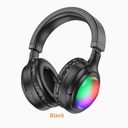 HOCO W48 Wireless Bluetooth Headphones RGB light High Sound Quality (46Hours Playtime) BT 5.3