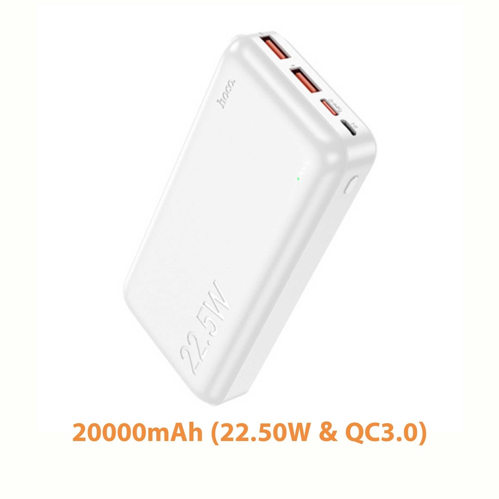HOCO J101A 20000mAh Compatible Super Fastcharging (USB-C 20W/USB-A 22.5W)+QC3.0
