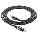 BOROFONE BU32 Exclusive display 100W fastcharging Type-C to Type-C data cable,1.2m