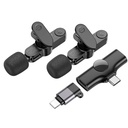 BOROFONE BFK12 Trophy lavailer wireless digital microphone(iP/Type-C)-Black