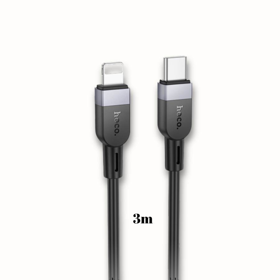 HOCO X109 Energy PD silicone charging data cable for iP(L=3M),9.84ft