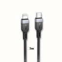 HOCO X109 Energy PD silicone charging data cable for iP(L=3M),9.84ft